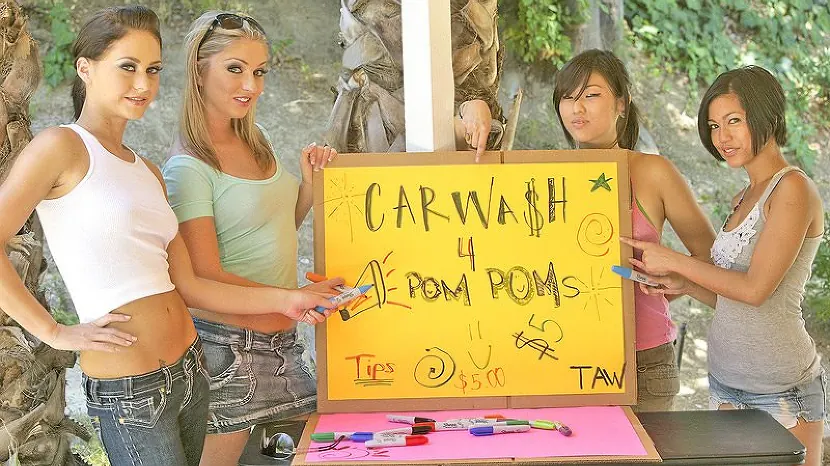 Jaelyn Fox В 'Carwash for Pom Poms'