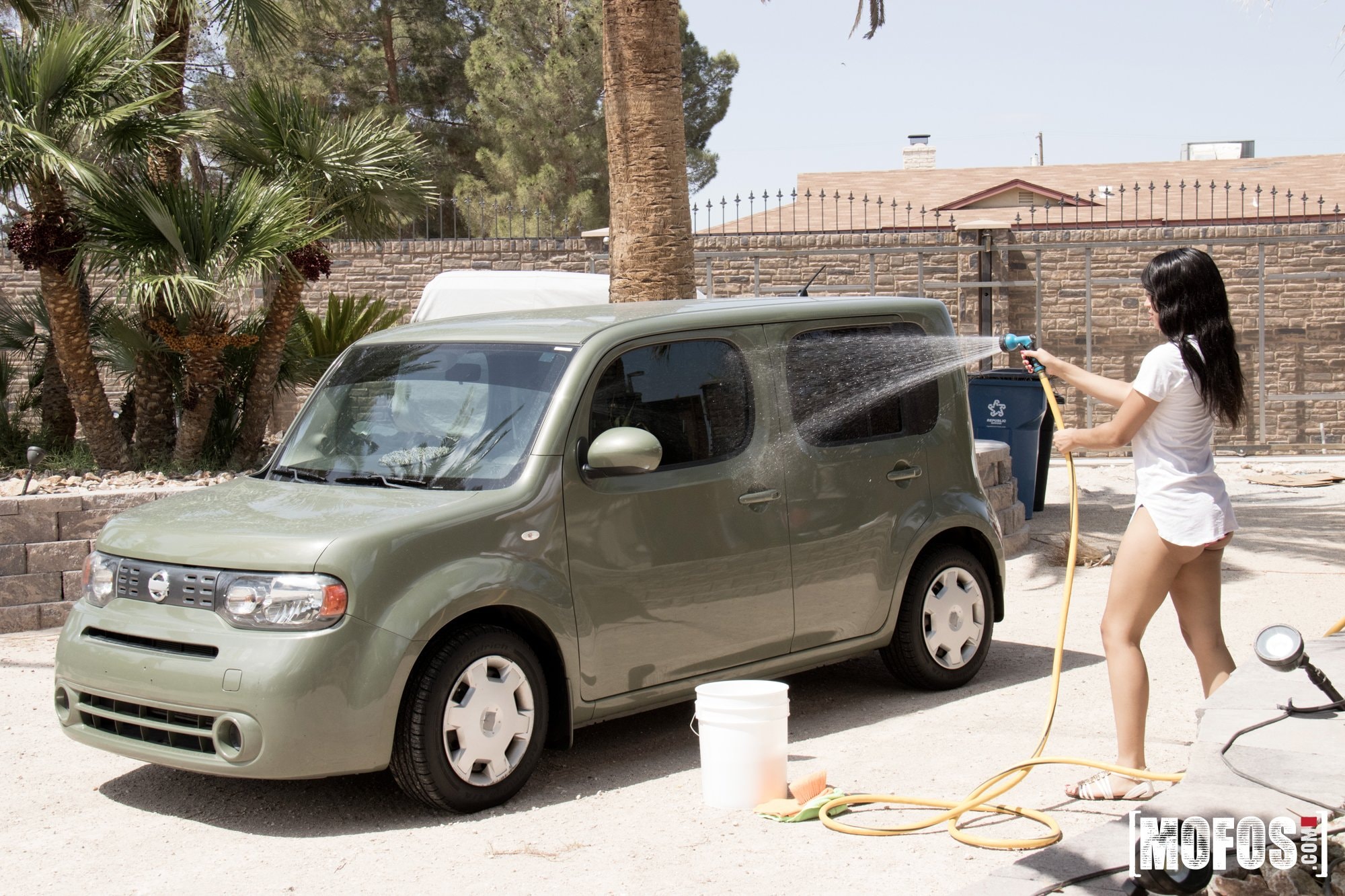 Mofos 'Car Washing Hottie' starring Amethyst Banks (Photo 1)