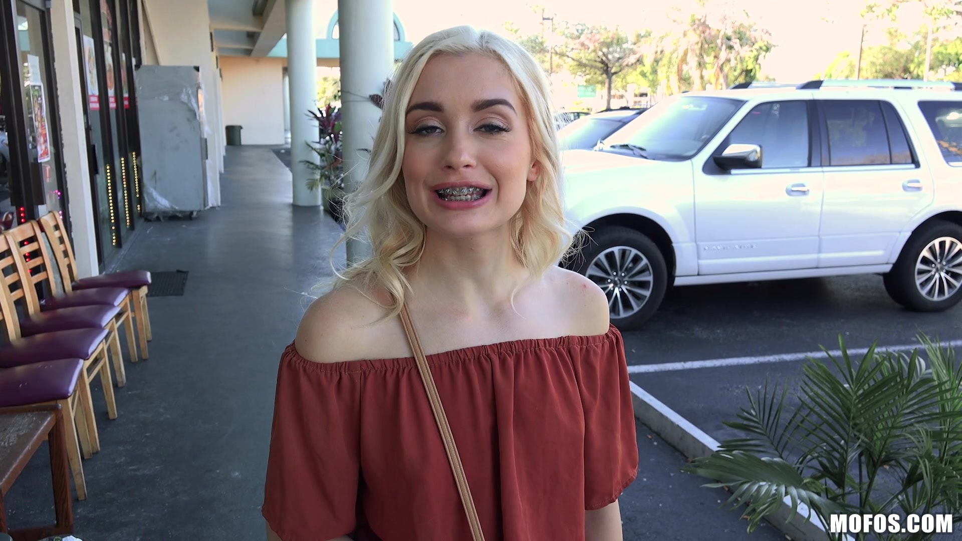 Mofos 'Blonde Braceface Fucks Outdoors' starring Anastasia Knight (Photo 132)
