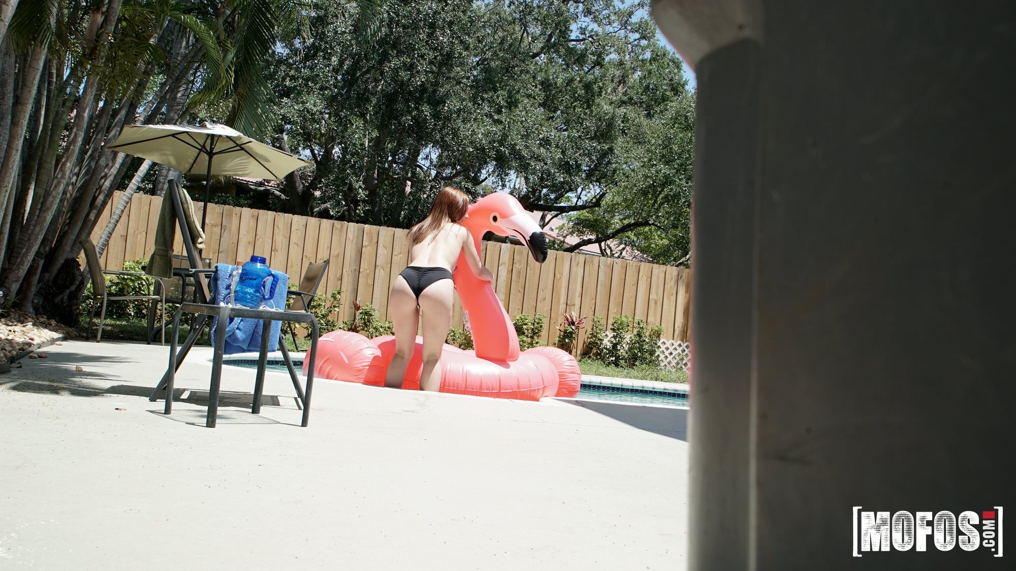 Mofos 'Poolside Peeking' starring Scarlett Johnson (Photo 12)
