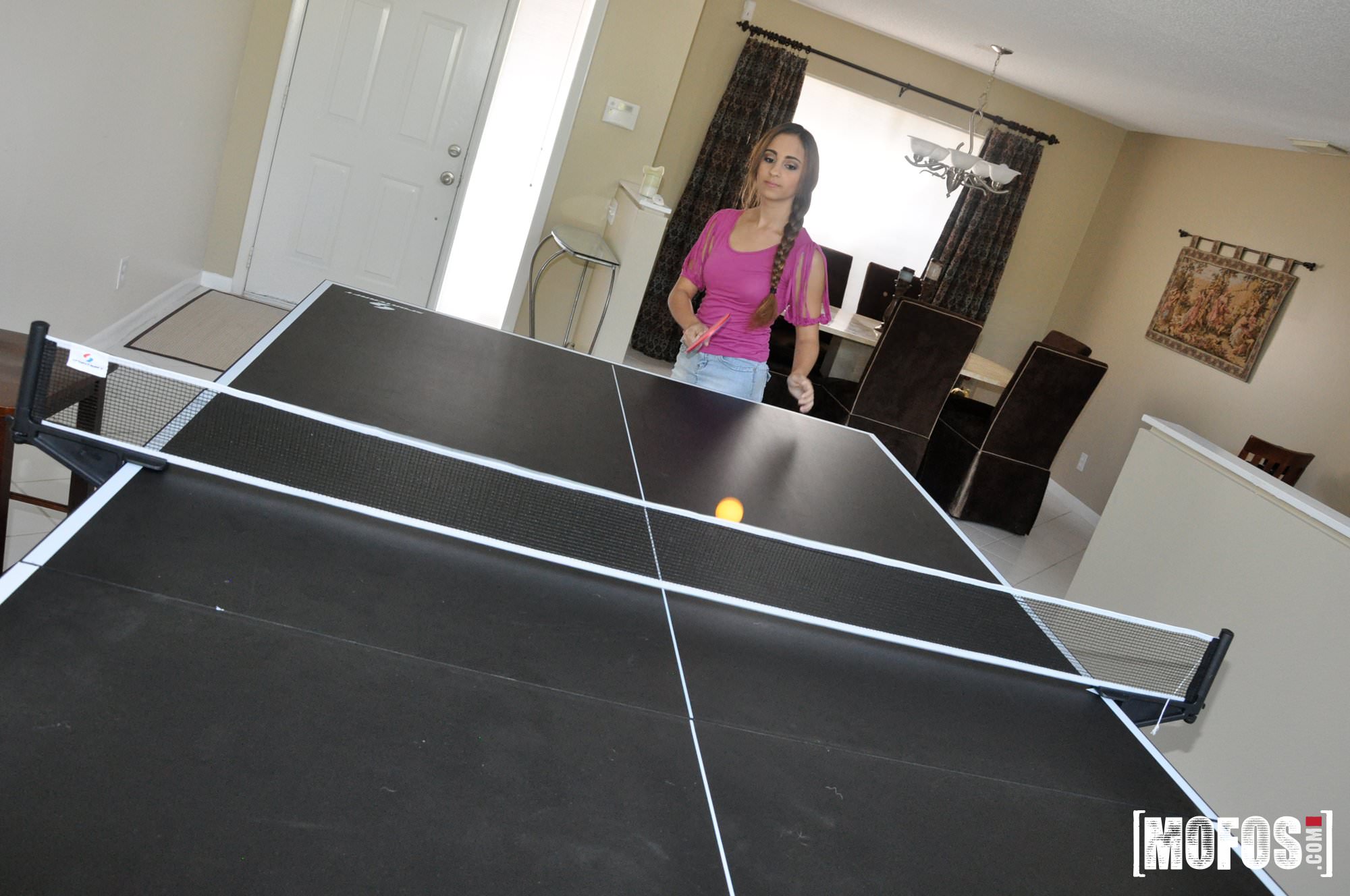 Mofos 'Sucking Balls at Table Tennis' starring Vanessa Ortiz (Photo 3)